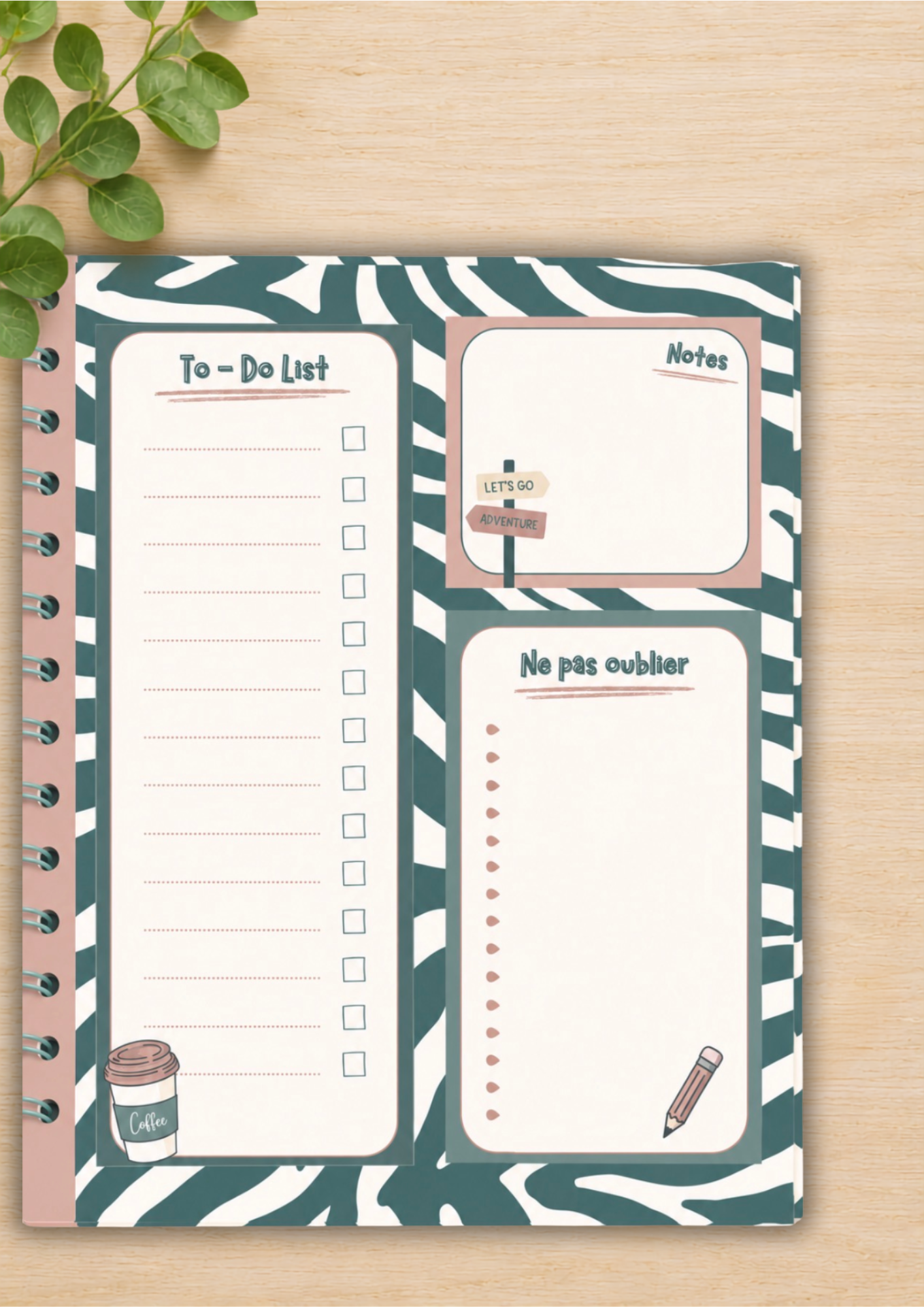 Carnet organisateur de vacance