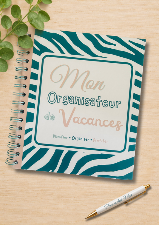 Carnet organisateur de vacance