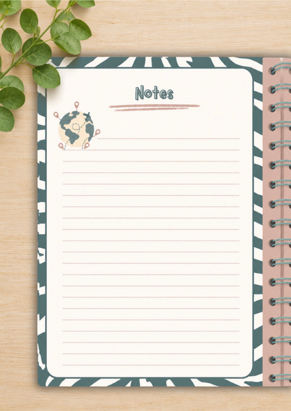 Carnet organisateur de vacance