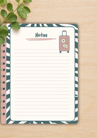 Carnet organisateur de vacance