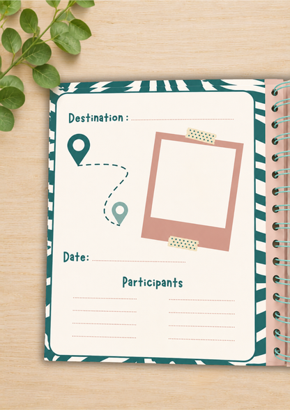 Carnet organisateur de vacance