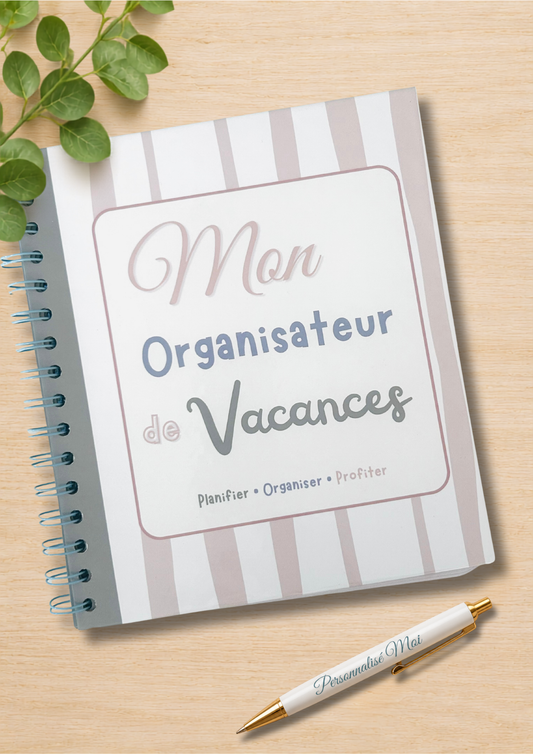 Carnet organisateur de vacance