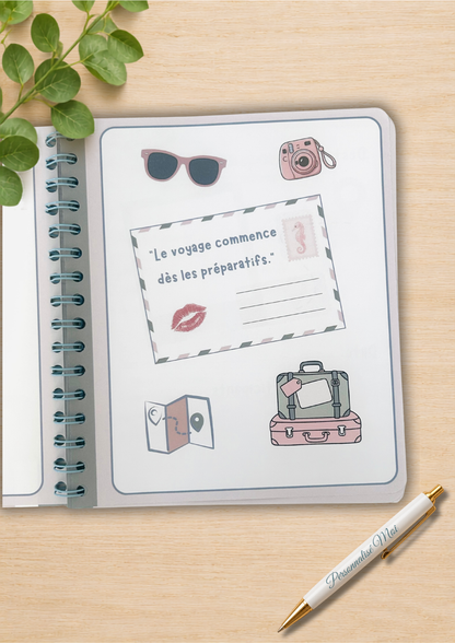 Carnet organisateur de vacance