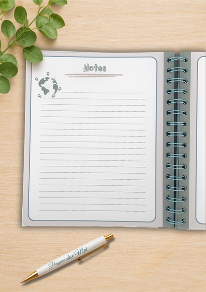 Carnet organisateur de vacance