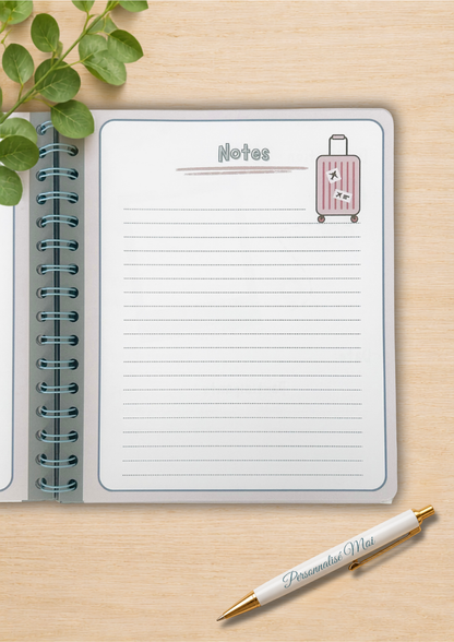 Carnet organisateur de vacance